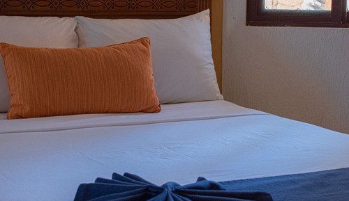 Habitación estándar doble, frigorífico y microondas