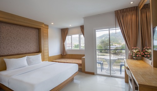 Habitación Premium, balcón, vistas a la piscina