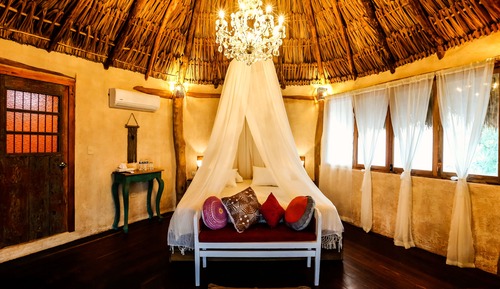 Habitación de lujo, 1 cama de matrimonio grande, vistas al jardín
