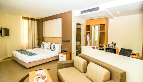 Habitación superior, 1 cama de matrimonio grande