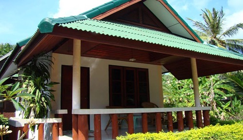 Bungalow clásico, 1 cama de matrimonio, frigorífico, vistas al jardín