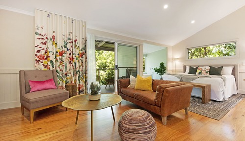 Casa de campo de lujo, 1 cama de matrimonio grande, vistas al jardín