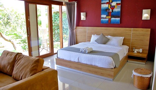 Bungalow, vistas al mar