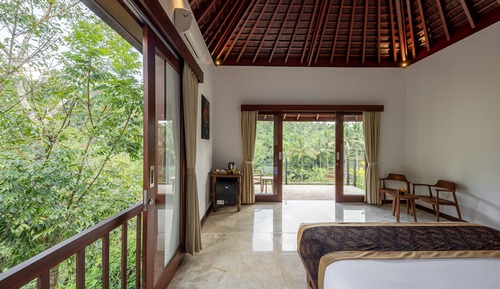Suite, 1 habitación, vistas al río (Rice Field View - Upper Level Mawar)