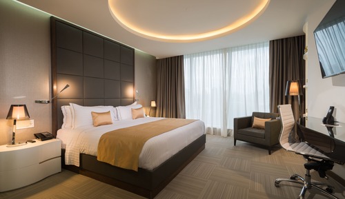 Habitación Deluxe, 1 cama de matrimonio grande, vistas a la ciudad