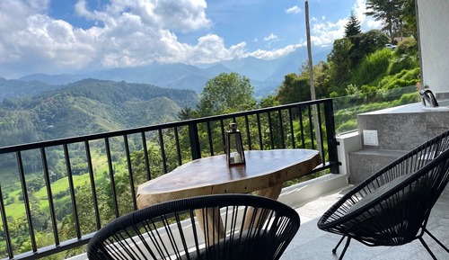 Panoramic Double Room, Mountain View, Hydromassage bathtub.