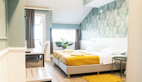 Habitación familiar, balcón, vistas al mar