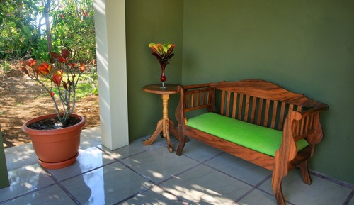 Habitación familiar, vistas al jardín