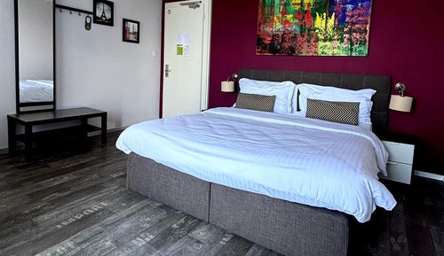 Habitación estándar con 1 cama doble o 2 individuales, vistas al lago