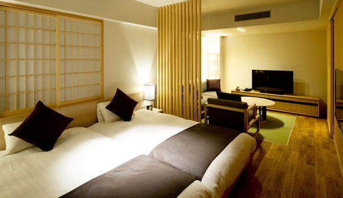 Habitación de lujo con 2 camas individuales