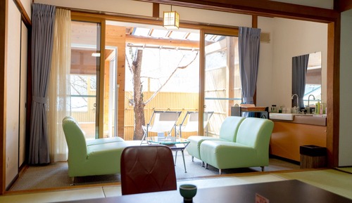 Habitación tradicional, fumadores (Japanese Style with Open-air Bath)