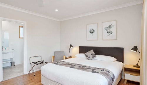 Estudio Deluxe, 1 cama de matrimonio grande, cocina básica