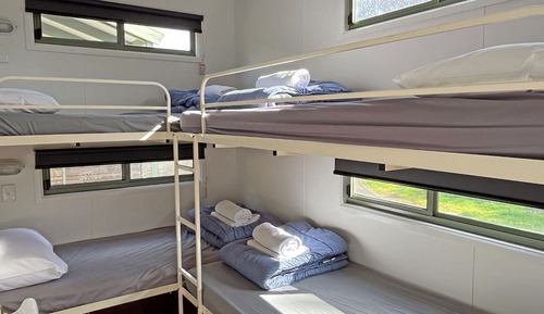 Cabaña familiar, 2 habitaciones, balcón