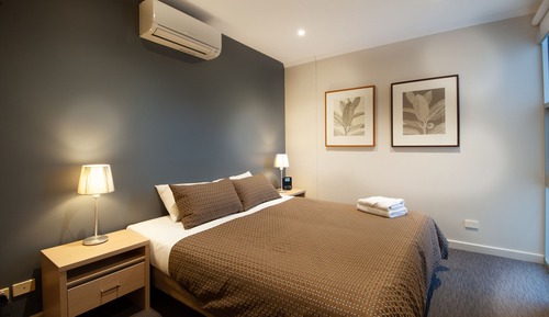 Apartamento Deluxe, 2 habitaciones, cocina, vistas parciales al mar