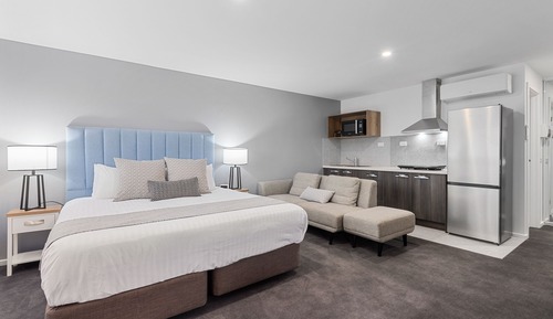 Estudio Premier, 1 cama de matrimonio grande