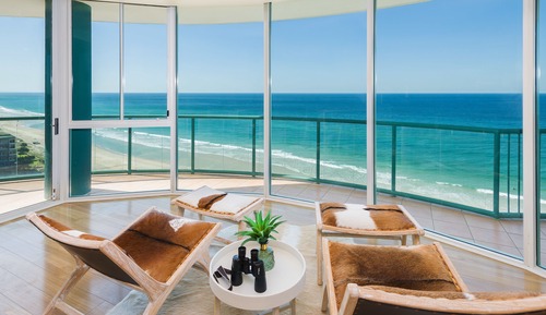 Apartamento de lujo, 3 habitaciones, no fumadores, vistas al mar