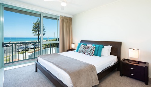 Apartamento Deluxe, 2 habitaciones, vistas al mar, frente a la playa (1 Night Ocean View)
