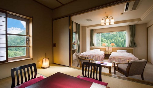 Habitación tradicional, vistas a la montaña (Japanese-Western Style)