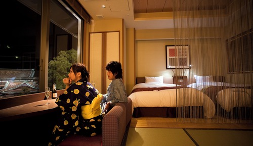 Habitación cuádruple estándar, no fumadores (YUSURAN, Japanese-Western room)