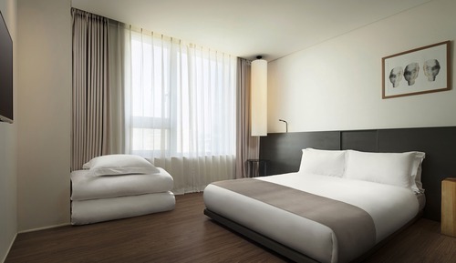 Deluxe Ondol Room (17-18th Floor/ Base 3 + Free futon for extra 1person. Room would be small for 4)