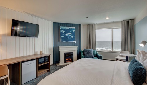 Habitación estándar, 1 cama de matrimonio grande, vistas al mar (No Pets)