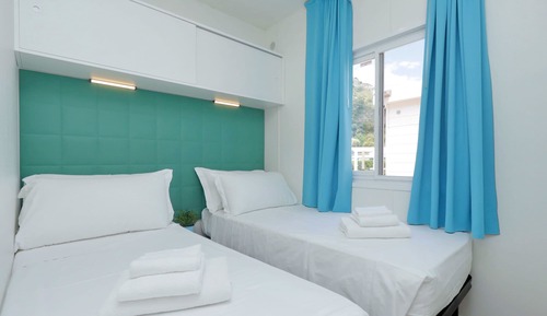 Casa móvil superior, 2 habitaciones, vistas al mar