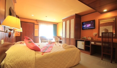 Habitación doble superior, frente a la playa