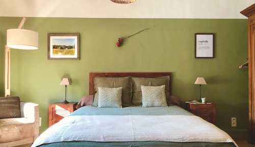 Habitación estándar doble, accesible para personas con discapacidad, baño privado (Mobilité Réduite)