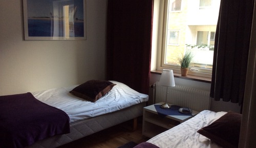 Habitación con 1 cama doble o 2 individuales
