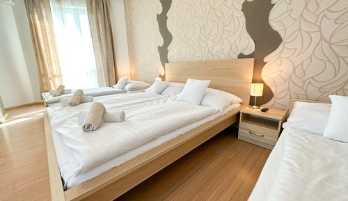 Habitación familiar, varias camas