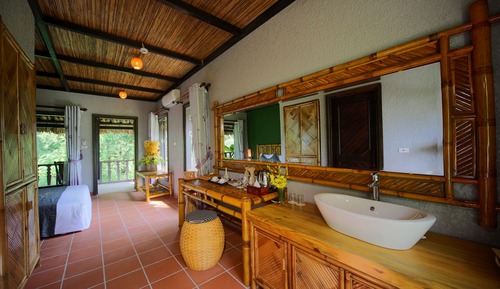 Habitación doble superior, vistas al jardín