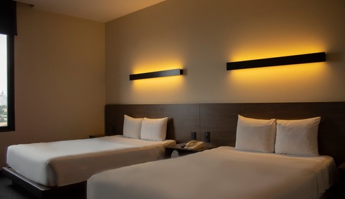 Habitación estándar, 2 camas dobles, accesible para personas con discapacidad