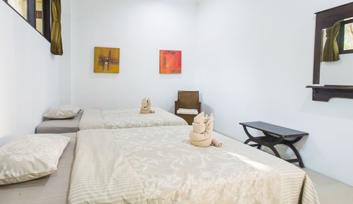 Habitación Confort con 2 camas individuales, vistas al jardín