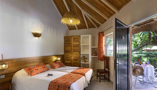 Habitación doble superior, en la zona del jardín
