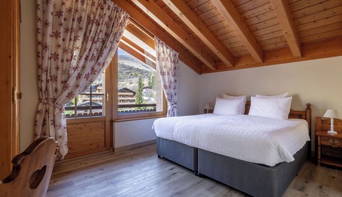 Apartamento Deluxe, 2 habitaciones, balcón, vistas al valle (Penthouse Petit Combin)
