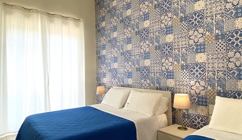 Habitación triple, frente a la playa