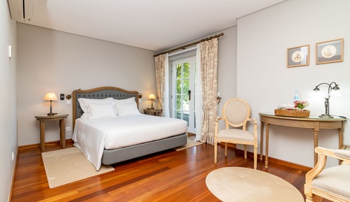 Habitación doble, balcón, en la zona del jardín (Spa Access)