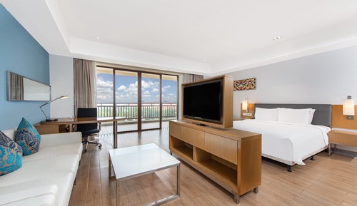 Suite, 1 cama de matrimonio grande, vistas al jardín