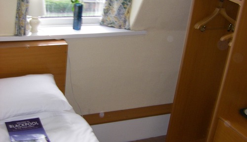 Habitación individual, vistas al mar