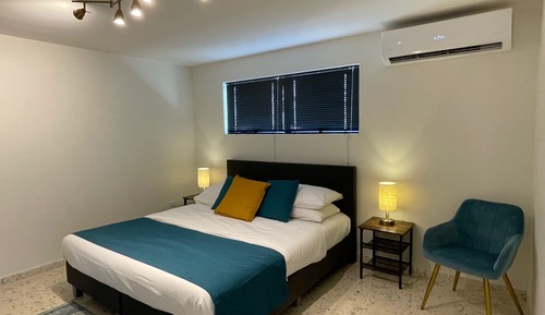 Suite Deluxe, 1 cama de matrimonio grande con sofá cama, cocina, vistas al mar