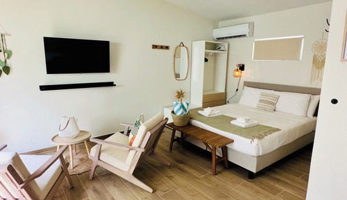 Suite estudio Deluxe, piscina privada, vistas a la piscina