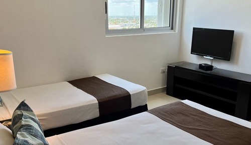 Suite familiar, 3 habitaciones, cocina, vistas al mar