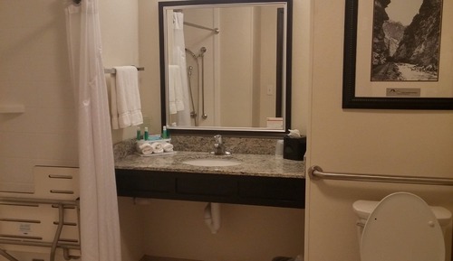 Habitación estándar, 2 camas de matrimonio, accesible para personas con discapacidad (Mobil Tub)