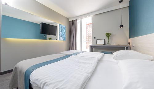 Habitación doble, balcón