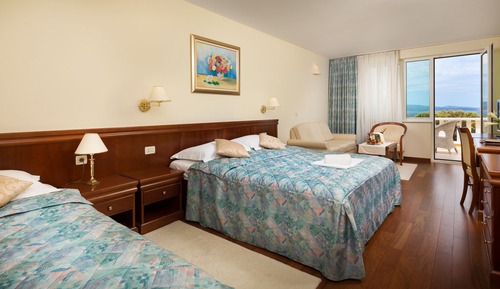 Habitación superior con 2 camas individuales, 1 habitación, vistas a la playa