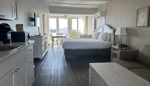 Habitación, 1 cama de matrimonio grande con sofá cama