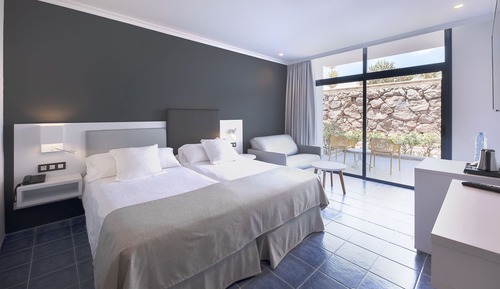 Habitación con 1 cama doble o 2 individuales