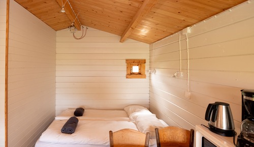 Casa de campo económica, 1 cama doble con sofá cama