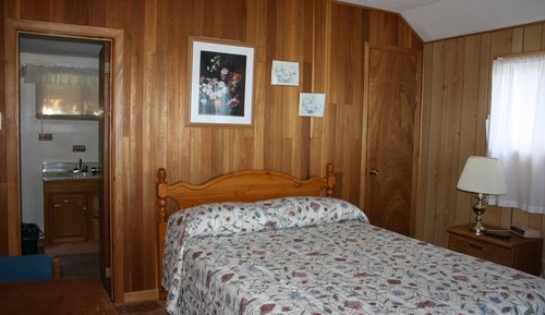 Cabaña económica, 1 cama de matrimonio