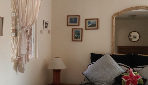 Habitación familiar doble, varias camas, vistas al jardín